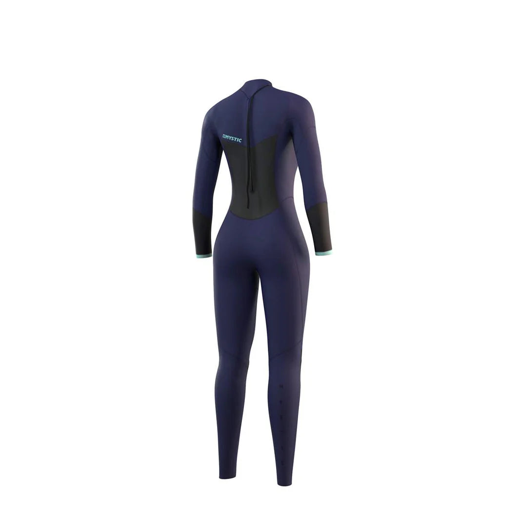 Women Star 5/3mm Back Zip Wetsuit - Night Blue - 2024