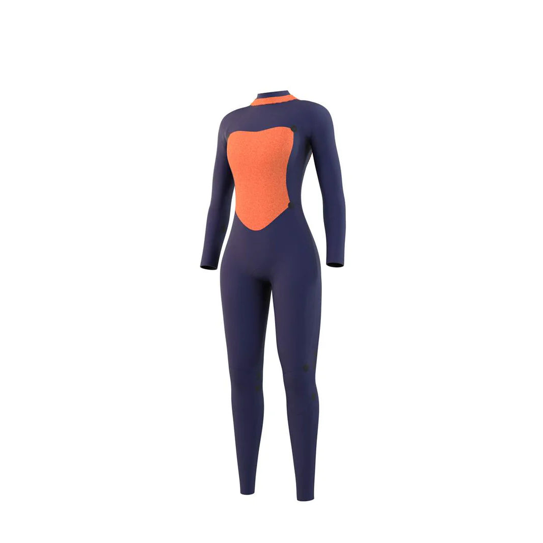 Women Star 5/3mm Back Zip Wetsuit - Night Blue - 2024