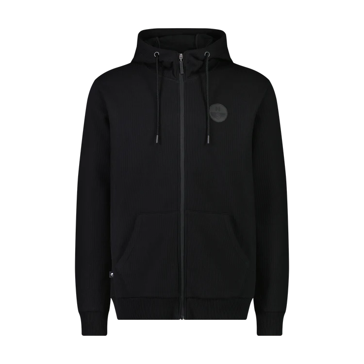 Drifter Zip Hood Sweat - Black