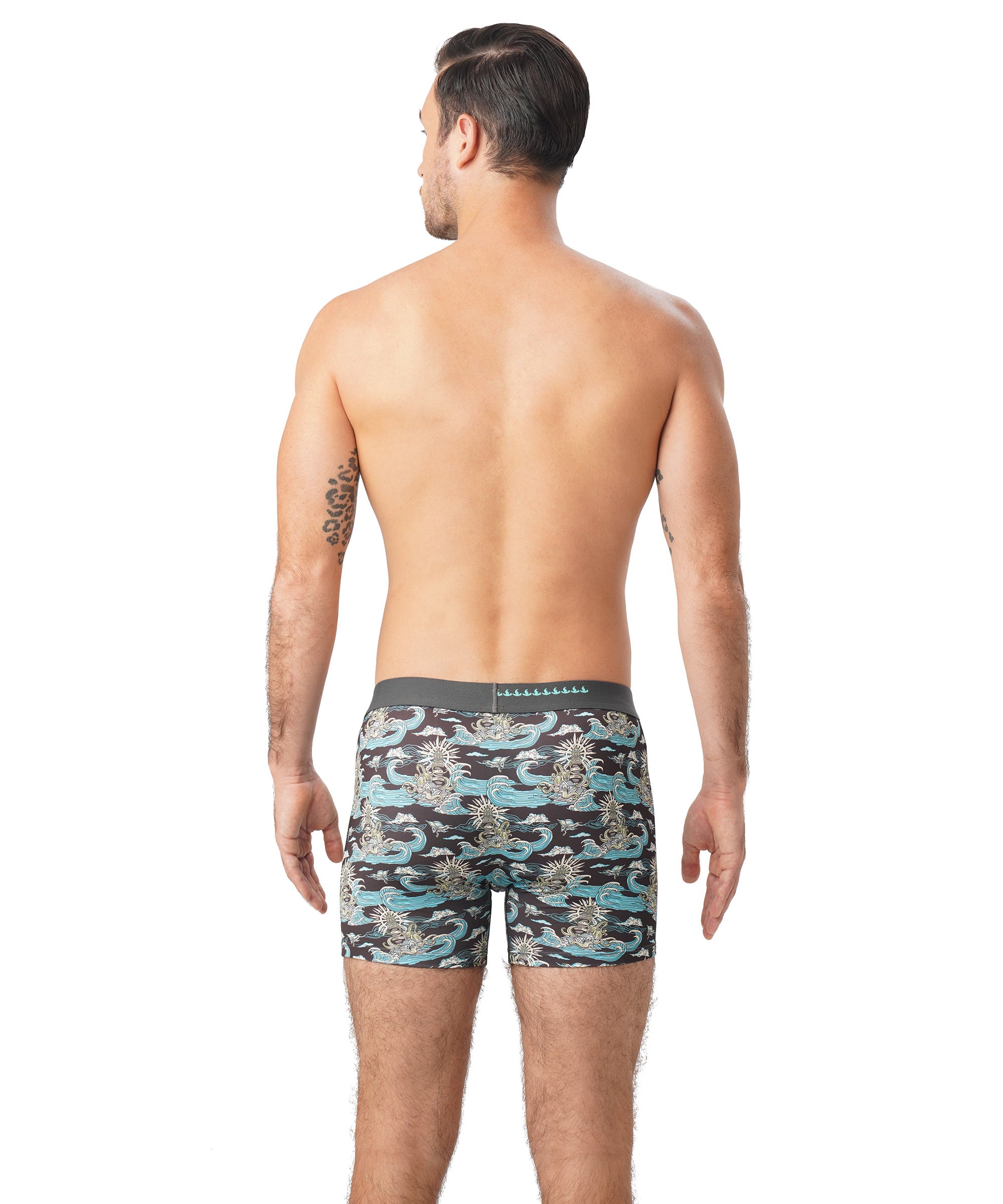 KRAKEN POLYESTER FITTED BOXER